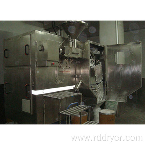 Inorganic powder compression roller machine